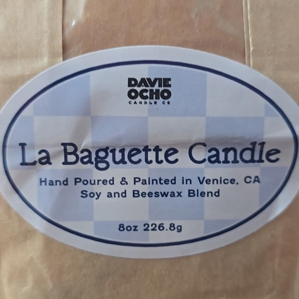 ♥️BUY 5 GET 3 FREE Davie Ocho Candle Co Baguette Shaped Wax Candle,$50.00 USD